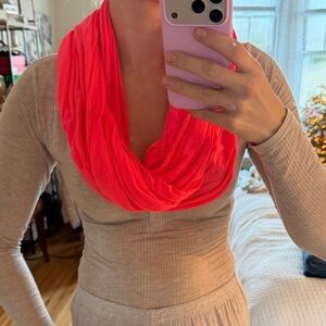 American Apparel Neon Pink Scarf
